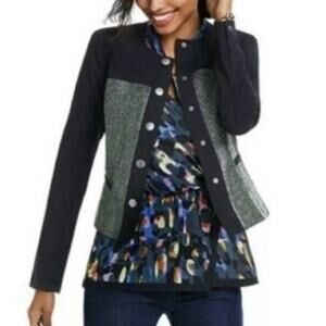 CAbi Panel Media Career Workwear Business‎ Blazer Jacket Small